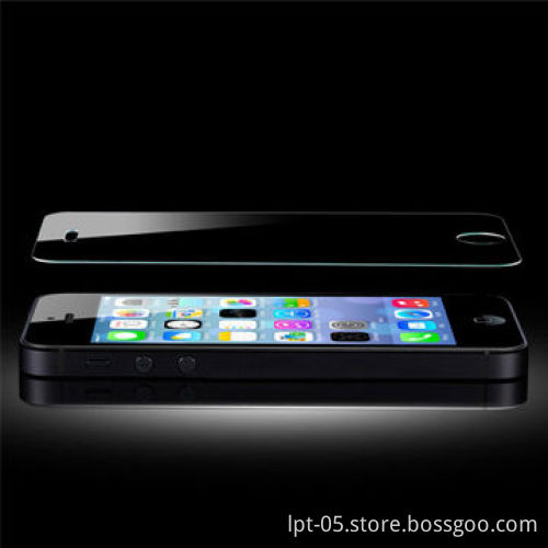 Ultra thin 9H 0.3mm tempered glass screen protector with oleo-phobic coating for iPhone 5/5c